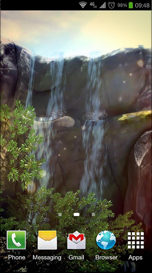 Full version of Android apk livewallpaper 3D Waterfall pro for tablet and phone.