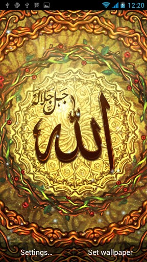 Full version of Android apk livewallpaper Allah by Best live wallpapers free for tablet and phone.