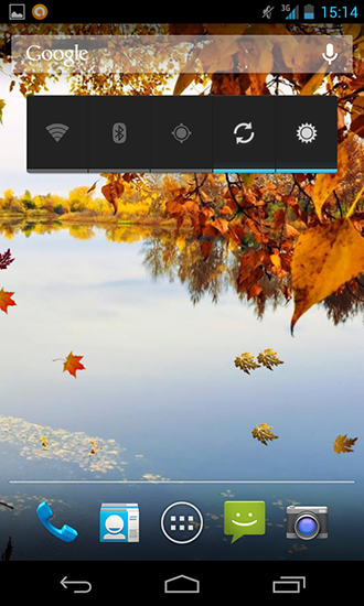 Full version of Android apk livewallpaper Autumn river HD for tablet and phone.