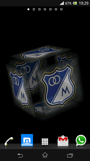 Full version of Android apk livewallpaper Ball 3D: Millonarios for tablet and phone.