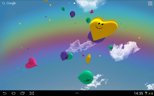 Full version of Android apk livewallpaper Balloons 3D for tablet and phone.