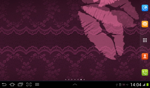 Full version of Android apk livewallpaper Black and pink for tablet and phone.