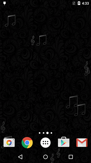 Full version of Android apk livewallpaper Black patterns for tablet and phone.
