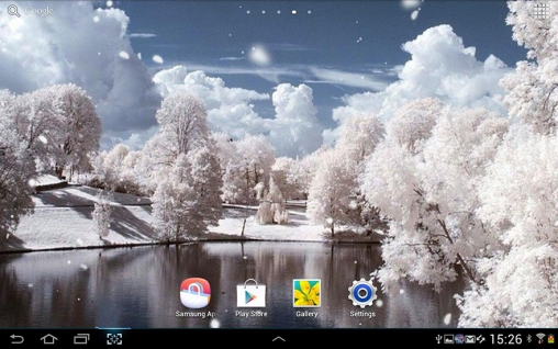 Full version of Android apk livewallpaper Blizzard for tablet and phone.