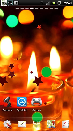 Full version of Android apk livewallpaper Candle for tablet and phone.