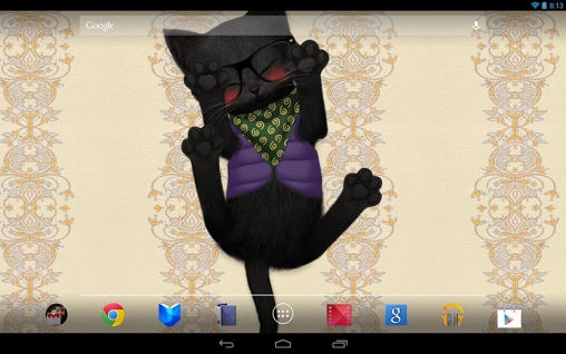 Full version of Android apk livewallpaper Cat HD for tablet and phone.
