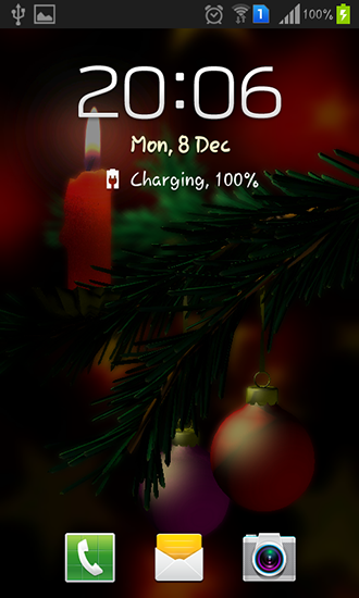 Full version of Android apk livewallpaper Christmas 3D for tablet and phone.