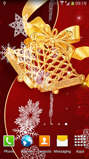 Full version of Android apk livewallpaper Christmas balls for tablet and phone.