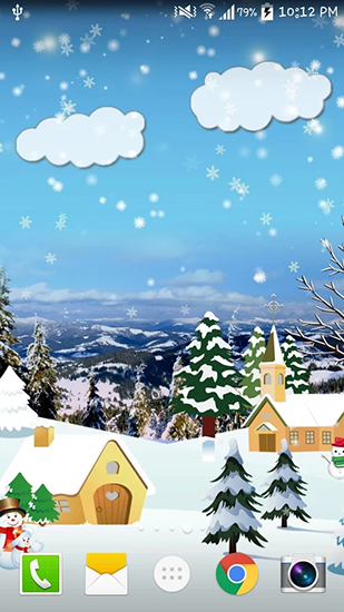 Full version of Android apk livewallpaper Christmas by Live wallpaper hd for tablet and phone.