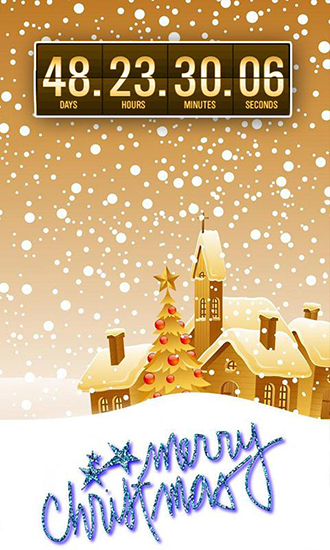 Full version of Android apk livewallpaper Christmas: Countdown for tablet and phone.