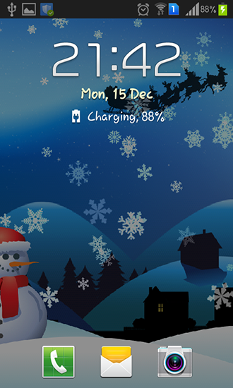 Full version of Android apk livewallpaper Christmas magic for tablet and phone.