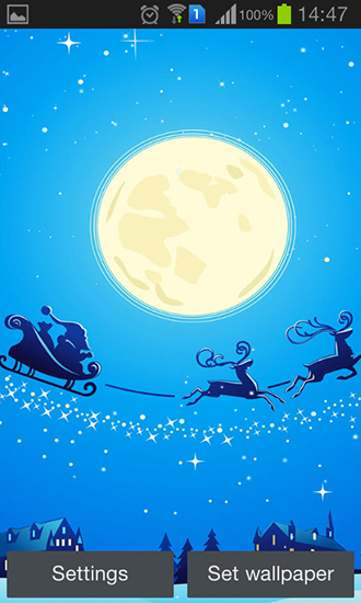 Full version of Android apk livewallpaper Christmas night by Jango lwp studio for tablet and phone.