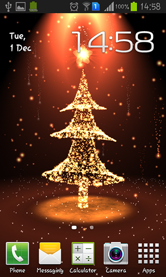Full version of Android apk livewallpaper Christmas tree for tablet and phone.