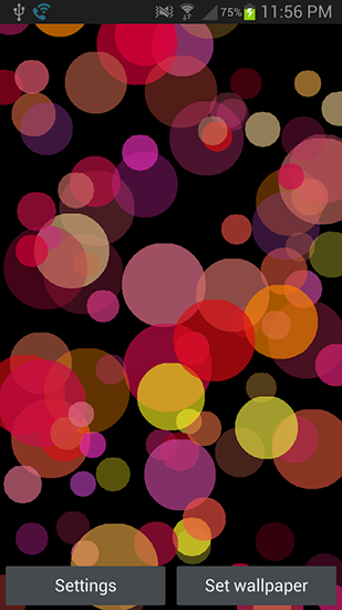 Full version of Android apk livewallpaper Circles for tablet and phone.