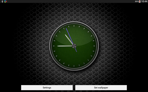 Full version of Android apk livewallpaper Clock by T-Me Clocks for tablet and phone.
