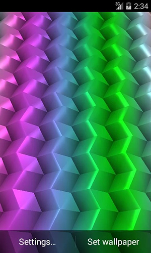 Full version of Android apk livewallpaper Color crystals for tablet and phone.