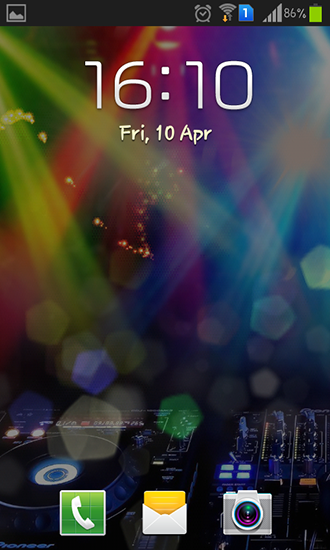Full version of Android apk livewallpaper Colored lights for tablet and phone.