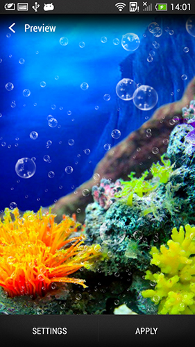 Full version of Android apk livewallpaper Coral reef for tablet and phone.