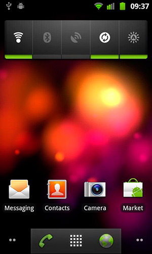 Full version of Android apk livewallpaper Crazy colors for tablet and phone.