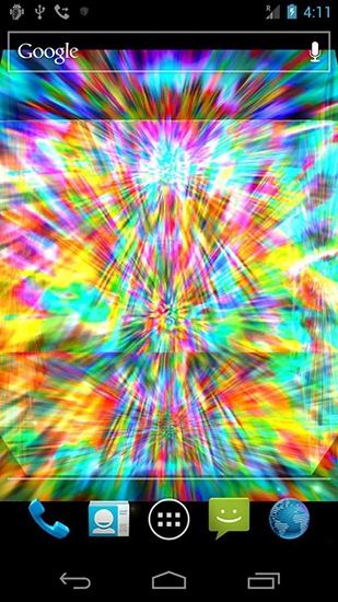 Full version of Android apk livewallpaper Crazy trippy for tablet and phone.