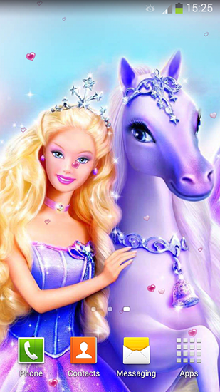 Full version of Android apk livewallpaper Cute princess for tablet and phone.