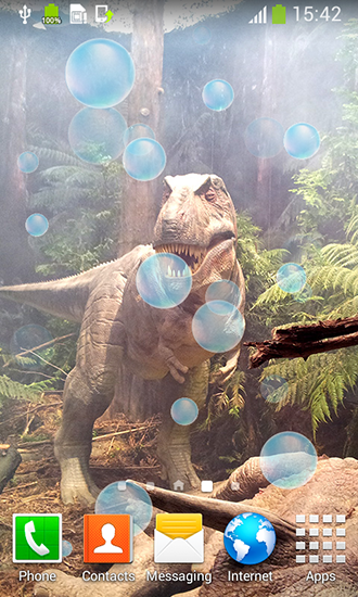 Full version of Android apk livewallpaper Dinosaur for tablet and phone.