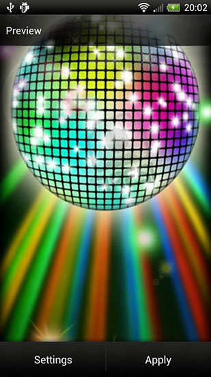 Full version of Android apk livewallpaper Disco Ball for tablet and phone.