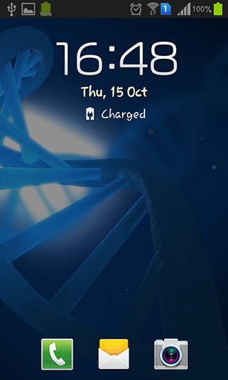 Full version of Android apk livewallpaper Double helix for tablet and phone.