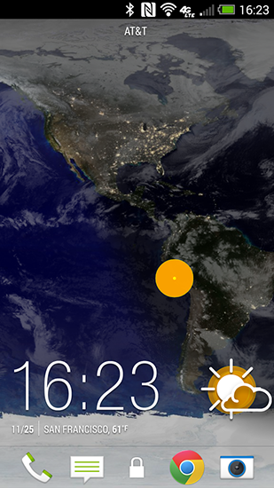 Full version of Android apk livewallpaper Earth for tablet and phone.