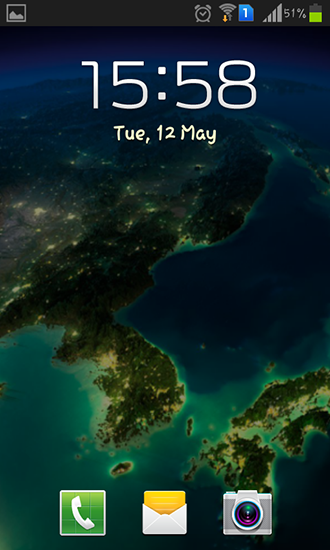 Full version of Android apk livewallpaper Earth satellite for tablet and phone.