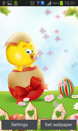 Full version of Android apk livewallpaper Easter by My cute apps for tablet and phone.