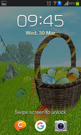 Full version of Android apk livewallpaper Easter: Meadow for tablet and phone.