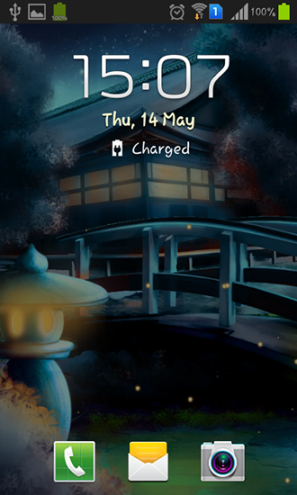 Full version of Android apk livewallpaper Eastern glow for tablet and phone.