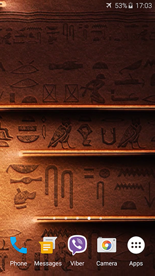 Full version of Android apk livewallpaper Egyptian theme for tablet and phone.