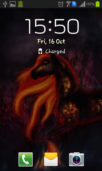 Full version of Android apk livewallpaper Fairy horse for tablet and phone.