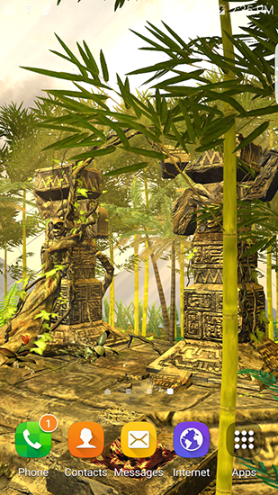 Full version of Android apk livewallpaper Fantasy nature 3D for tablet and phone.