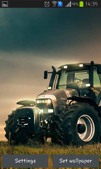 Full version of Android apk livewallpaper Farm tractor 3D for tablet and phone.