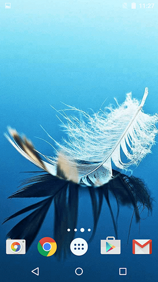Full version of Android apk livewallpaper Feathers for tablet and phone.