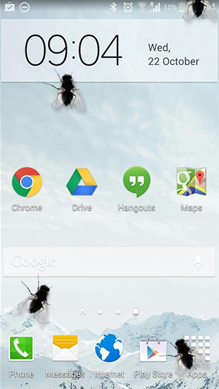 Full version of Android apk livewallpaper Fly in phone for tablet and phone.