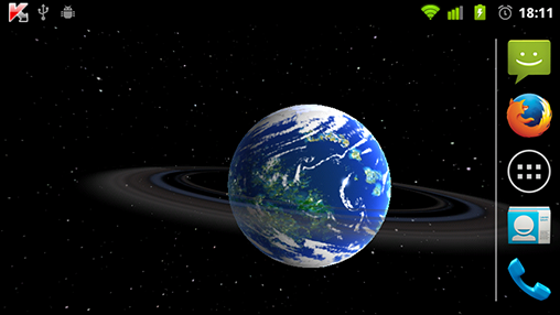 Full version of Android apk livewallpaper Foreign Planets 3D for tablet and phone.