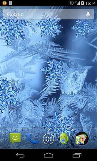 Full version of Android apk livewallpaper Frozen glass for tablet and phone.