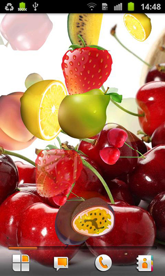 Full version of Android apk livewallpaper Fruit by Happy live wallpapers for tablet and phone.