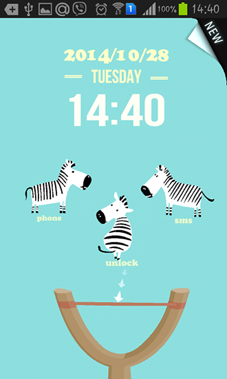 Full version of Android apk livewallpaper Funny zebra for tablet and phone.