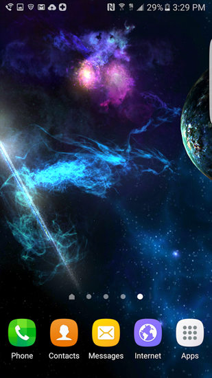 Full version of Android apk livewallpaper Galaxies Exploration for tablet and phone.