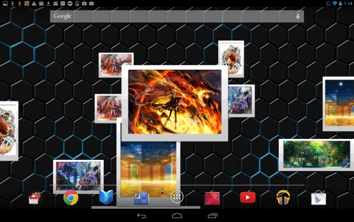 Full version of Android apk livewallpaper Gallery 3D for tablet and phone.