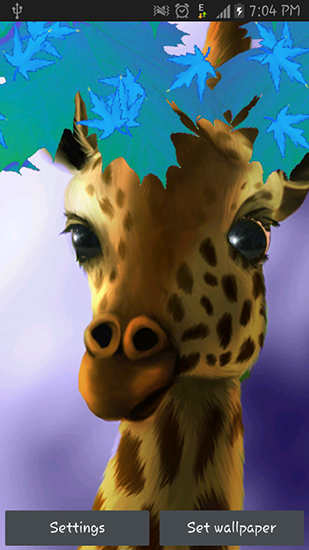 Full version of Android apk livewallpaper Giraffe HD for tablet and phone.