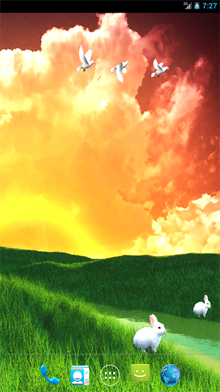 Full version of Android apk livewallpaper Grassland for tablet and phone.