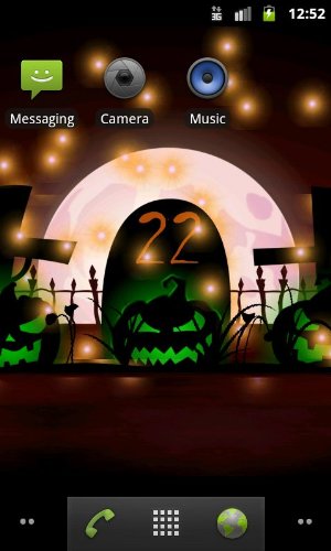 Full version of Android apk livewallpaper Halloween for tablet and phone.