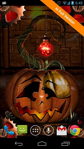 Full version of Android apk livewallpaper Halloween steampunkin for tablet and phone.
