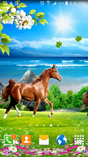 Full version of Android apk livewallpaper Horses by Villehugh for tablet and phone.